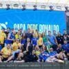 Casa Ronaldo atrai milhares de pessoas nos dias de jogos da Copa do Mundo.