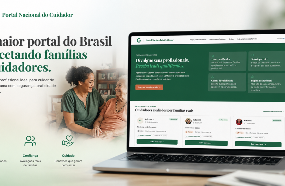Brasil ganha primeiro portal nacional de cuidadores de Idosos