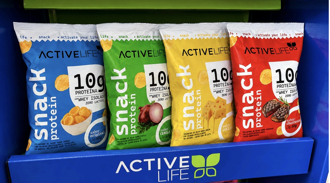 Active Life aposta em snack salgado com 10g de proteína