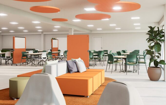 Como o mobiliário flexível transforma espaços de trabalho e educação