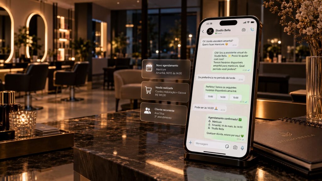 Belasis lança IA de Atendimento no WhatsApp, integrada pela API Oficial da Meta (WhatsApp Cloud API).